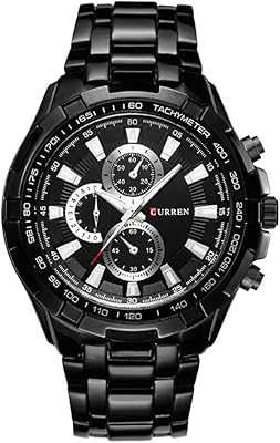 Curren Men's Sports Watch Water Resistant Stainless Steel Gold and Black Quartz Movement.. hotep.ng: Where Nigerian shoppers find quality and value. We bring you a carefully curated range of products from local and international sources. Experience the convenience of 24/7 shopping with our reliable e-commerce platform.