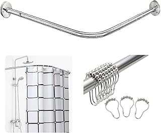 Rubik's L-Shaped Shower Curtain Rod with 12 Curtain Hook Rings (60-80cm & 80-120cm) Adjustable Tension Rod with Extendable Ends No Drilling (60-80cm & 80-120cm)".. Experience the best of Nigerian e-commerce with hotep.ng. We bring you a carefully selected range of products to enhance your daily life. Discover why we're the go-to online marketplace for discerning Nigerian shoppers.