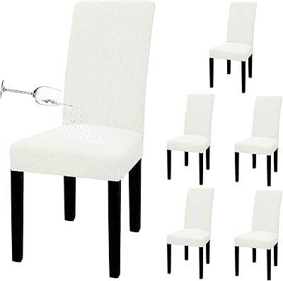 Infosun Waterproof Dining Chair Covers, 6Pcs/Set, Removable Washable Stretch Jacquard Chair Slipcover for Home, Restaurant, Banquet, Kitchen - (Beige).. hotep.ng is revolutionizing the way Nigerians shop online. Benefit from our partnerships with top brands and local artisans for unbeatable variety. Enjoy exclusive deals and promotions available only to our loyal customers.