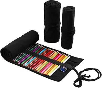 MissGirlot Pencil Roll, Canvas Colored Pencil Case for Adults (No Pencils) Foldable Paint Brush Holder and Storage Bag for Artist Painter (Black, 72 Holes).. hotep.ng: Your gateway to a world of products, right here in Nigeria. We curate the best local and international offerings for your convenience. Experience the joy of finding exactly what you need, when you need it.