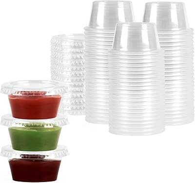 100 Pack 2 Ounce Jelly Cups - Small Clear Plastic Containers with Airtight Lids, Condiment Cups, Sauce Cups, Souffle Cups, Disposable Ketchup Cups, Mini Convenience Cups.. hotep.ng brings the best of Nigerian commerce to your fingertips. Support local businesses while accessing global trends all in one place. Shop with confidence knowing that we prioritize quality and authenticity.