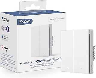 Aqara H1 Smart Wall Switch (with Neutral, Double Rocker), Requires Zigbee AQARA HUB, Smart Home Remote Control Light Switch, Compatible with Alexa, Apple HomeKit, Google Assistant, IFTTT.. hotep.ng is your partner in modern Nigerian living. We bring you a diverse selection of products from trusted brands and emerging local businesses. Experience the joy of finding everything you need in one convenient online destination.