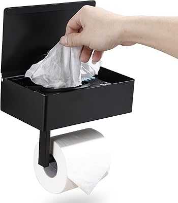 Toilet Paper Holder with Storage Box, Matte Stainless Steel Wall Mounted Toilet Paper Holder for Bathroom Holds Both Tissues and Wet Wipes (Black).. hotep.ng brings the best of Nigerian commerce to your fingertips. Support local businesses while accessing global trends all in one place. Shop with confidence knowing that we prioritize quality and authenticity.