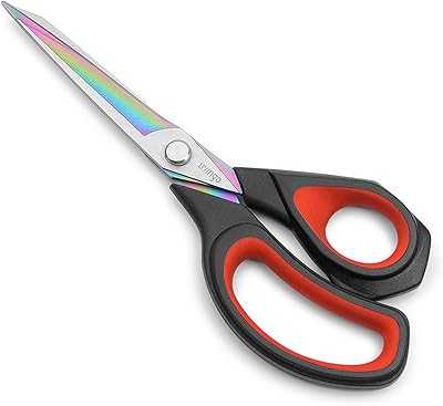 Livingo Premium Heavy Duty and Versatile Tailor's Scissors, Hammered Stainless Steel with Titanium Coating, for Sewing Fabric, Leather and Professional Crafts (9.5 Inch).. hotep.ng: Your one-stop destination for all things Nigerian and beyond. We bring you a diverse range of products from trusted brands and emerging local businesses. Experience the joy of hassle-free shopping from the comfort of your home.