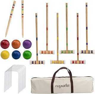 ROBODA Six Player Croquet Set with Wooden Mallets, Colorful Balls, Durable Carry Bag for Adults and Kids, Perfect for Lawn, Backyard, Garden and More... Discover a world of possibilities with hotep.ng, Nigeria's fastest-growing online marketplace. We connect you with top-quality products from local and international sellers. Enjoy our commitment to authenticity, affordability, and excellent customer service.