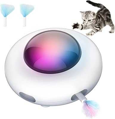 Interactive Cat Toy, Automatic Cat Feather Toy with Hair Collector, Smart Moving Cat Toys Developed with 3 Adjustable Modes and USB Rechargeable, Cat Toys for Alone Playing and Exercising.. hotep.ng: Your gateway to a world of products, right here in Nigeria. We curate the best local and international offerings for your convenience. Experience the joy of finding exactly what you need, when you need it.