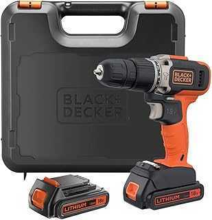 Black & Decker 18V Electric Hammer Drill, 1.5Ah, 650rpm, 2 Batteries in Toolbox for Drilling Metal, Wood, Construction and Screwdriver, Orange/Black, BCD003C2K-GB, 2 Year Warranty.. hotep.ng is revolutionizing the way Nigerians shop online. Benefit from our partnerships with top brands and local artisans for unbeatable variety. Enjoy exclusive deals and promotions available only to our loyal customers.