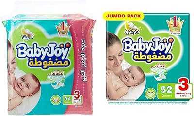 BabyJoy Diapers Size 3 Medium 6-12 kg Jumbo Pack 84 Pieces with Diamond Pad Compressed Diapers, Jumbo Pack Size 3 M, 52 Pieces, 6-12 kg.. Join the hotep.ng revolution and transform the way you shop online. We bring you a carefully curated selection of products from Nigeria and beyond. Enjoy our user-friendly interface, secure transactions, and prompt delivery services.