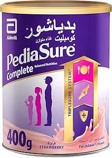 PediaSure Strawberry Flavored Complete and Balanced Nutrition for 1-10 Years, 400 Grams.. hotep.ng: Your gateway to a world of products, right here in Nigeria. We curate the best local and international offerings for your convenience. Experience the joy of finding exactly what you need, when you need it.