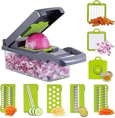 8 in 1 Vegetable Chopper | Mueller Pro Series | Salad and Onion Cutter | Multifunctional Vegetable Cutter for Kitchen | Manual Food Chopper.. Elevate your online shopping experience with hotep.ng, Nigeria's fastest-growing marketplace. We connect you with top-quality products from reliable sellers across the country and beyond. Join our community of satisfied customers today.