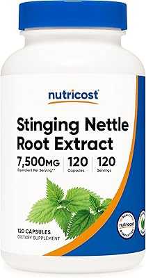 Nutricost Stinging Nettle Root Extract 7,500mg, 120 Capsules - Suitable for Vegetarians, Non-GMO, Gluten Free.. hotep.ng is your trusted partner for all your shopping needs in Nigeria. We offer a diverse range of products, from fashion and beauty to home and electronics. Experience the ease of finding everything you need in one place.