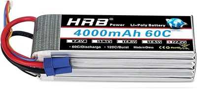 HRB 6S 22.2V 4000mAh 60C Lipo Battery with EC5 Plug Compatible with RC Quadcopter Car Truck Boat Hobby.. hotep.ng is your trusted partner for all your shopping needs in Nigeria. We offer a diverse range of products, from fashion and beauty to home and electronics. Experience the ease of finding everything you need in one place.