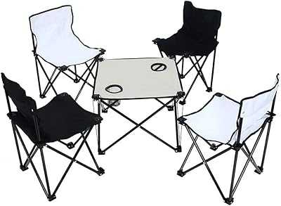 4 Piece Folding Chair Set with Folding Table - Lightweight Outdoor Camping Chair Table Set with Carry Bag Perfect for RV Park, Fishing Trips and Beach Chair - Picnic Table and Chairs Set.. hotep.ng: Your gateway to a world of products, right here in Nigeria. We offer an unparalleled range of items, from daily essentials to luxury finds. Experience the joy of hassle-free online shopping with our trusted platform.