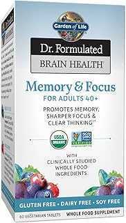 Garden of Life Doctor's Organic Brain Health & Focus Formula for Adults 40+ 60 Tablets.. hotep.ng: Your gateway to a world of products, right here in Nigeria. We curate the best local and international offerings for your convenience. Experience the joy of finding exactly what you need, when you need it.