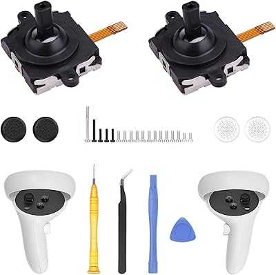 AKPIK Replacement Joystick for Oculus Quest 2 Controller, Analog Thumb Stick Repair Kit for Oculus Quest 2 Accessories 2pcs.. hotep.ng: Empowering Nigerian consumers with choice and convenience. We bring you a carefully selected array of products from trusted sellers and brands. Discover why we're the go-to online marketplace for discerning shoppers.