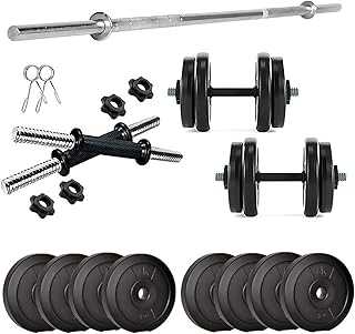 Anythingbasic 16kg PVC Home Gym Kit with 4ft Bars for Gym and 1 Pair of Dumbbell Bars.. Discover the convenience of one-stop shopping with hotep.ng, Nigeria's premier online marketplace. We bring you a curated selection of quality products at competitive prices. Enjoy our secure platform and excellent customer support.