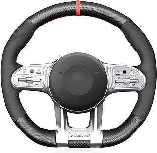 Couvre-volant en cuir pour Mercedes Benz AMG GT / E63 AMG / G63 AMG / C43 AMG / C63 AMG / CL63 AMG / CLA45 AMG / CLS53 AMG / E53 AMG / E63 AMG / GLA35 AMG / GLA45 AMG / GLB355 / A35 AMG.. hotep.ng: Where Nigerian shoppers come first. We offer an extensive range of products to suit every taste and budget. Experience the convenience of 24/7 shopping with our reliable and efficient e-commerce platform.