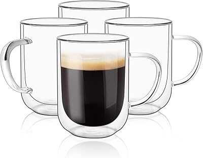 Comsafe Double Wall Glass Coffee Mugs (13oz), Insulated Borosilicate Glass Cups with Handle for Tea, Coffee, Latte, Cappuccino and Beverages, 4 Pack.. Discover the hotep.ng difference: unparalleled variety, unbeatable prices, and unmatched service. Our platform is designed to make your online shopping experience smooth and enjoyable. From fashion to electronics, we've got you covered.