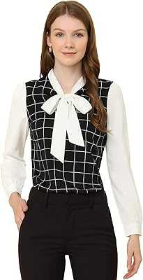 Women's Work Blouse, Contrast Color Patterned Blouse with Tie Collar and Long Sleeves.. Join the hotep.ng community and revolutionize your shopping habits. We offer a wide selection of products across various categories. Enjoy our secure platform, competitive prices, and reliable delivery across Nigeria.