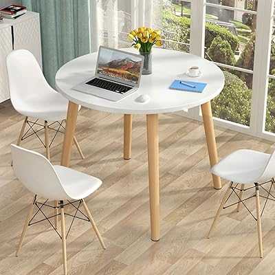 Dining Table with Wooden Legs, Rectangular Desk, Breakfast Table, Side Table for Living Room, Modern Design Table with Natural Wood Legs for Home and Office Decor, White (Round-80cm).. hotep.ng is revolutionizing the way Nigerians shop online. Discover a world of products, from everyday essentials to unique finds. Experience the ease of finding exactly what you need with our intuitive search and filter options.