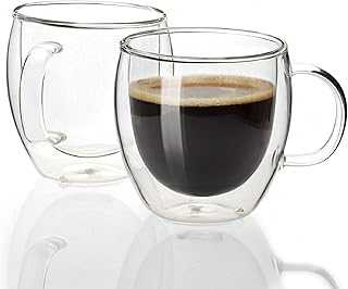 Set of 2 80ml Glass Coffee Mugs - Double Wall Insulated Glass Cups with Handle, Perfect Everyday Coffee Mugs for Espresso Machine and Coffee Maker.. hotep.ng is your trusted partner in the digital age of shopping. Explore our extensive catalog of products from fashion to electronics and beyond. Experience the ease of finding everything you desire in one convenient online destination.