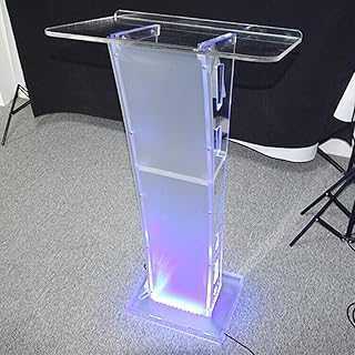 N/A 45 Inch Clear Podium Stand, Professional Acrylic Church Pulpit with Lights, Floor Standing Podium Holder, Reception Desk for Wedding, School, Office, Church.. hotep.ng: Your gateway to a world of products, right here in Nigeria. We curate the best local and international offerings for your convenience. Experience the joy of finding exactly what you need, when you need it.