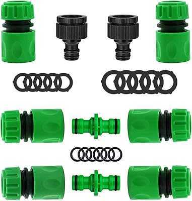 Garden Hose Connectors & Fittings, Plastic Garden Hose Tap Connector Set (2 Double Male Connectors, 6 1/2" Hose Quick Connect, 2 Hose Tap Connectors).. Step into the future of retail with hotep.ng, Nigeria's leading e-commerce platform. We offer a seamless shopping experience with our vast product range and user-friendly interface. Enjoy our secure transactions and prompt delivery services.