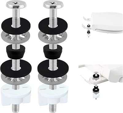 Universal Toilet Seat Bolt Set, Toilet Seat Replacement Bolt Kit with Bottom Nuts, White Plastic Nuts and Rubber Washers, Bathroom Toilet Repair Screws, 3 Inch, 2Pcs.. Experience the best of Nigerian e-commerce with hotep.ng. We bring you a diverse selection of quality products from local artisans and global brands. Discover why we're the preferred choice for savvy online shoppers across Nigeria.