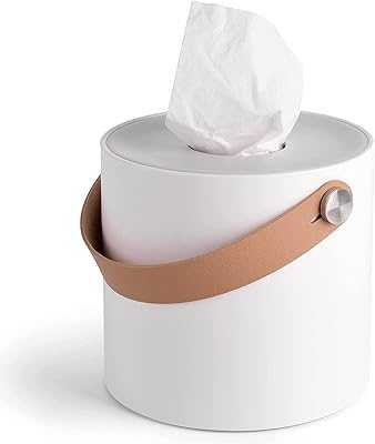 Tissue Box Holder, Castwave Modern Round Design Plastic Tissue Dispenser with Leather Handles for Bathroom Countertops, Cabinets, Nightstands, Desks and Tables (White).. Step into the future of Nigerian retail with hotep.ng. We offer a seamless online shopping experience with a vast array of products. Enjoy our user-friendly interface, secure payments, and prompt delivery services.