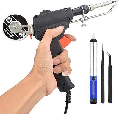 Automatic Soldering Gun Kit, 110V/220V 60W Handheld Soldering Iron Kit Welding Tool with Lead-Free Wire, Desoldering Pump, 2 Anti-Static Tweezers, Electronics Repair.. hotep.ng: Your gateway to a world of products, right here in Nigeria. We offer an unparalleled range of items, from daily essentials to luxury finds. Experience the joy of hassle-free online shopping with our trusted platform.