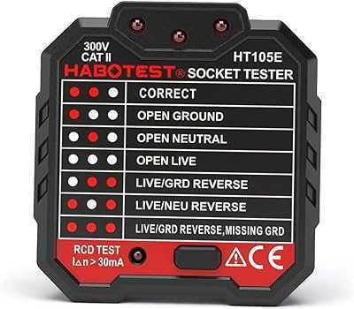 J/E Advanced RCD Automatic Electrical Outlet Tester Live Neutral Earth Wire Test Electrical Circuit Polarity Detection Wall Socket Break Detector Electric Leakage Test.. Discover the hotep.ng difference: unmatched variety, competitive prices, and exceptional service. Our platform is designed to make your online shopping experience smooth and enjoyable. From fashion to electronics, we've got you covered.