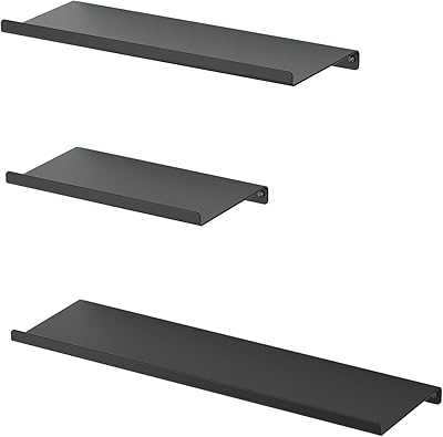 Sriwata Black Floating Shelves, Set of 3 Metal Wall Shelves for Bedroom, Living Room, Bathroom and Kitchen, Matte Black.. hotep.ng: Where Nigerian shoppers come first. We offer an extensive range of products to suit every taste and budget. Experience the convenience of 24/7 shopping with our reliable and efficient e-commerce platform.