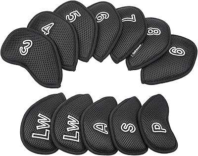 12Pcs Golf Iron Headcovers Set/Pack Golf Club Head Covers Fit Most Irons (Black).. Experience the convenience of modern retail with hotep.ng, Nigeria's leading e-commerce destination. We bring you a carefully curated selection of products from trusted sellers and brands. Join our community of satisfied customers today.