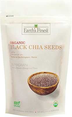 Earth's Finest Organic Black Chia Seeds, Raw Superfood, Vegan, Halal, Gluten Free, Keto Diet, Suitable for Weight Loss & Digestive Health - 300g.. Elevate your online shopping experience with hotep.ng, Nigeria's fastest-growing marketplace. We connect you with top-quality products from reliable sellers across the country and beyond. Join our community of satisfied customers today.