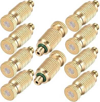 Brass Misting Nozzle, 10 Pack High Pressure Misting Nozzle 10/24 UNC Outdoor Anti-Drip Spray Head Misting System Nozzle for Landscaping Outdoor Cooling System (0.012 Orifice).. hotep.ng: Empowering Nigerian consumers with choice and convenience. We bring you a carefully selected array of products from trusted sellers and brands. Discover why we're the go-to online marketplace for discerning shoppers.