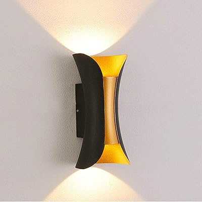 Modern Outdoor Wall Light Aluminum Body Waterproof IP65 Wall Lamp Garden Lawn Corridor Kids Room Staircase Living Room Bedroom Warm White (Black Gold).. hotep.ng: Your gateway to a world of products, right here in Nigeria. We curate the best local and international offerings for your convenience. Experience the joy of finding exactly what you need, when you need it.