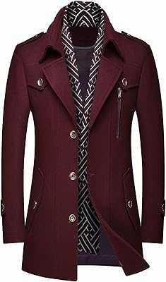 Men's Slim Fit Wool Coat, Single Breasted Long Warm Pea Wool Winter Jacket with Removable Soft Scarf.. hotep.ng: Your gateway to a world of shopping possibilities. We bring you a diverse range of products from trusted sellers across Nigeria and beyond. Experience the ease of finding exactly what you need, when you need it.