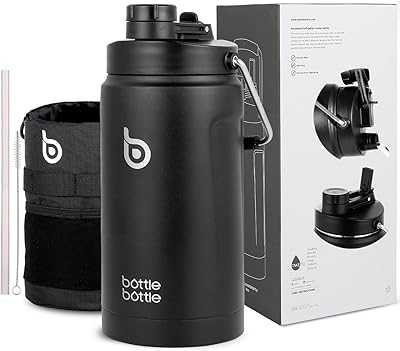 Bottle 64oz Insulated Water Bottle with Straw and Lid, Half Gallon Stainless Steel Dual-Use Workout and Sports Water Bottle with Handle (Black).. Step into the future of Nigerian retail with hotep.ng. We offer a seamless online shopping experience with a vast array of products. Enjoy our user-friendly interface, secure payments, and prompt delivery services.