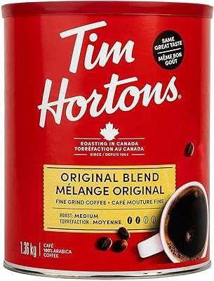 Tim Hortons Coffee, Original Blend, 1.36 kg 47 oz, XL Medium Roast. Fine grind. 100% Arabica (imported from Canada).. Join the hotep.ng community and elevate your online shopping experience. We offer a carefully selected range of products to enhance your lifestyle. Discover why we're the preferred choice for savvy Nigerian consumers.