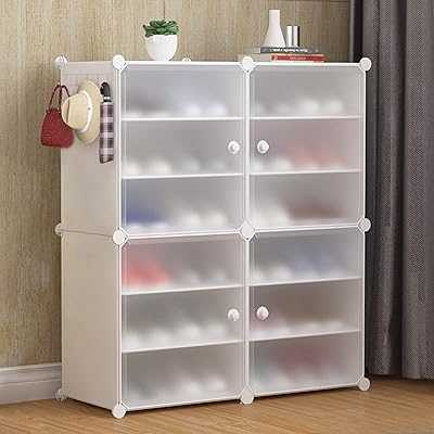 Stackable Shoe Organizer for Entryway, Freestanding Plastic Shoe Storage Cabinet for 24-30 Pairs, Space Saving Narrow Shoe Storage Rack with Adjustable Hook and Side Shelf (White).. hotep.ng is your trusted partner for all your shopping needs in Nigeria. We offer a diverse range of products, from fashion and beauty to home and electronics. Experience the ease of finding everything you need in one place.