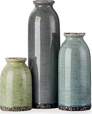 Ceramic Vase, Set of 3, Small Farmhouse Decorative Vase, Tabletop Vase, Bookshelf, Living Room Entryway Decor - Multicolor.. Experience the best of Nigerian e-commerce with hotep.ng. We bring you a carefully selected range of products to enhance your lifestyle. Enjoy our secure platform, competitive prices, and reliable delivery services across Nigeria.