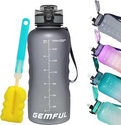 Gemful 2L Large Water Bottle with Motivational Straw for Fitness and Gym.. hotep.ng is transforming the way Nigerians shop online. We offer a seamless blend of local and global products for every aspect of your life. Experience the future of retail with our innovative and user-friendly platform.