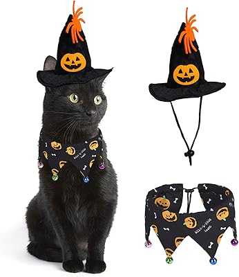 TOREMFY Halloween Ribbit Cat Collar with Bells and Pumpkin Hat for Cats and Small Dogs.. Discover the convenience of modern retail with hotep.ng, Nigeria's premier online marketplace. We offer an unbeatable selection of products to enhance your lifestyle. Enjoy our user-friendly interface and dedicated customer support team.