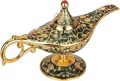 Magic Genie Aladdin Lamps Classic Vintage Design Collectible for Home Table Decor, Halloween Party, Birthday, Middle Eastern Movie, Holiday and Ramadan (Green).. hotep.ng: Bringing Nigeria's vibrant markets to your screen. We offer an unparalleled range of products, from everyday essentials to unique finds. Experience the convenience of 24/7 shopping with our user-friendly platform.