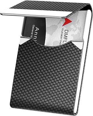 DMfly Professional Business Card Holder, Business Card Pocket Case for Women Men, PU Leather Multi Card Holder, Credit Card Wallet, Business Card Holder with Magnetic Closure, A Black Carbon.. Discover the convenience of modern retail with hotep.ng, Nigeria's premier online marketplace. We offer an unbeatable selection of products to enhance your lifestyle. Enjoy our user-friendly interface and dedicated customer support team.