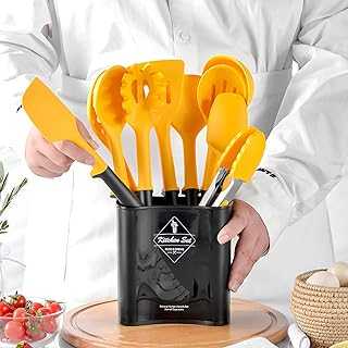 Gizmomo Kitchen Utensil Set, Cooking Utensils, Spatulas, Silicone Spatulas (Yellow and Black), Kitchen Utensils, 12 Pieces, Non-Stick Cookware, High Temperature Heat Resistant, Unique Design Spoon Holder.. Join the hotep.ng revolution and elevate your online shopping experience. We offer an unparalleled range of products to enhance every aspect of your life. Discover why we're the preferred choice for savvy Nigerian consumers.