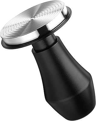 Marmcore 53.3mm Spring Loaded Espresso Coffee Tamper with Stainless Steel Wave Base - 6.8kg / 11.3kg / 13.6kg - Anodized Aluminum Handle and Stand.. hotep.ng is committed to bringing you the best shopping experience in Nigeria. We offer competitive prices, reliable delivery, and exceptional customer service. Join our growing community of satisfied customers and see the difference for yourself.