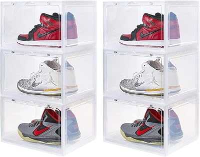 Sports Shoe Storage Box, Side Opening Clear Plastic Stackable Shoe Boxes, Men Women Shoe Organizer Box for Hallway Closets (3Pcs).. Join the hotep.ng community and revolutionize your shopping habits. We offer a wide selection of products across various categories. Enjoy our secure platform, competitive prices, and reliable delivery across Nigeria.