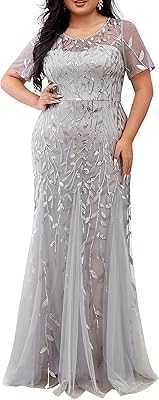 Plus Size Women Formal Dresses Sequins Round Neck Short Sleeve Embroidery Mermaid 07708-DA.. hotep.ng: Bridging the gap between local markets and global trends. We offer an extensive range of products to suit every taste and lifestyle. Enjoy our commitment to authenticity, affordability, and customer satisfaction.