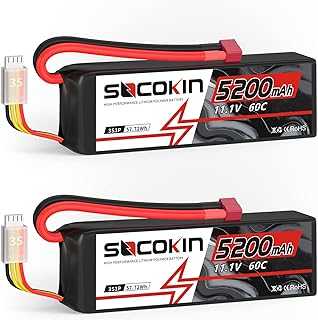 SOCOKIN Lipo Battery 3S 11.1V 5200mAh 60C with Deans T Plug Soft Case for RC Model Car, RC Racing Car, Helicopter, Airplane, Quadcopter, etc. (2 Pack).. hotep.ng: Where tradition meets innovation in the world of online shopping. Explore our vast selection of products that cater to your every need. Enjoy secure transactions and hassle-free returns with our customer-first approach.